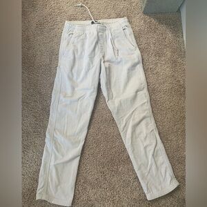 White obey pants